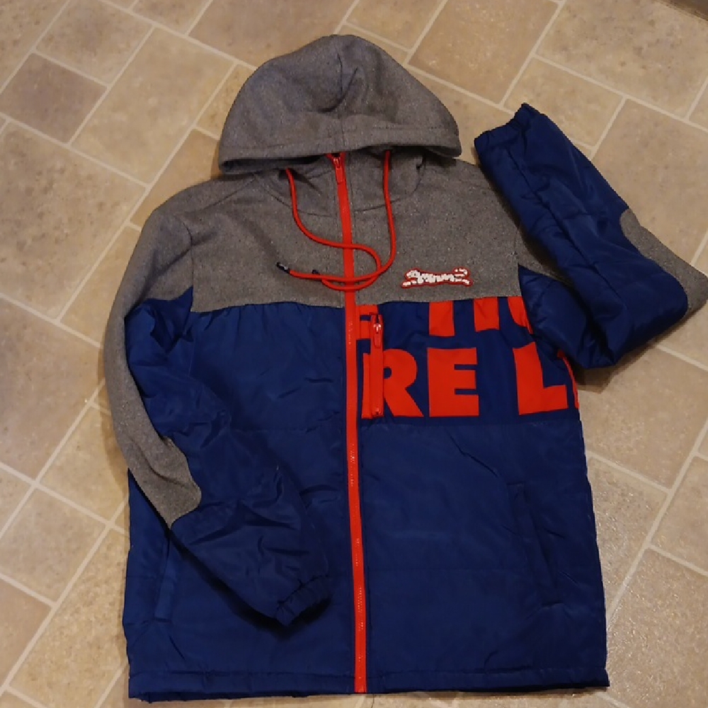 (Le Tigre) Blue/gray/red Colors. Sz Large Mens